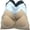 Beige, variant on Iheyi 6 Pieces No Wire Full Cup Plain/Lace Light Padded Wire Free Bra A/B/C