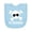 AE-Light Blue, variant on Inktastic 1st Halloween Skull and Crossbones Newborn Bib