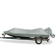 thumbnail image 2 of Carver Boat Cover 77818F-10 Styled-To-Fit; Used For Storage; Jon Style Boat; Water Repellant/UV Protection/Mildew Resistant; Slate Gray; Poly-Flex II Marine Grade Polyester, 2 of 2