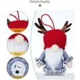 thumbnail image 4 of Xihbxyly Colgante de Gnomo Navideño, Gorro de Astas de Punto, Bonito Adorno de Rudolph, Lámpara Led Colgante, Decoración Festiva para El Hogar, Perfecto para Árbol de Navidad, Sala de Estar, Dormitor, 4 of 5
