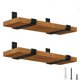 thumbnail image 3 of 2 unids/set soportes de estante en apariencia de L para arte resistente soporte de pared Incluye que cuelgan Cocina Oficina BLESIY Soporte de estante de pared, 3 of 8