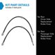 thumbnail image 2 of Manguera De Freno Trasero Trq Compatible Con Bmw 1997-2006, 2 of 5