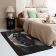 thumbnail image 3 of Pug Rug & Home Decor - Cute Dog Rugs for Entryway, Front Door Mat Indoor Entrance, Washable Rugs, 3x5 Rug, Non Slip Soft Small Area Rug, Puppy Carpet & Room Decorations Y-&94, 3 of 7