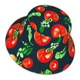 thumbnail image 3 of Naloa Tomatoes Reflective Double-Sided Bucket Hat, Sun Hat, Soft and Breathable for Gardening, Beaching, Camping, Hiking, Fishing, 3 of 9