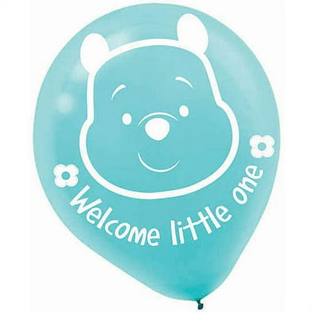 Winnie the Pooh 'Little Hunny' Baby Shower Latex Balloons (15ct)