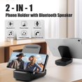 thumbnail image 3 of Soporte de teléfono con altavoz Bluetooth ALOTFINNE para iPhone/Samsung, 3 of 7