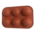 thumbnail image 2 of Toystoory 1 molde de 6 rejillas para pasteles, molde para hornear de media bola, cubitos de hielo, velas de gelatina de Chocolate, bandeja de silicona DIY, Herramientas y accesorios para hornear TYPE1 Toystoory HA001669-00, 2 of 6