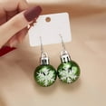 thumbnail image 2 of PuSpu Christmas Ball Pendant Earrings Christmas Ornaments, 2 of 6