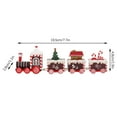 thumbnail image 3 of Xihbxyly Mini Tren Navideño, Adorno Festivo de Madera, Diseño Colorido, Decoración para Fiestas, Alegría Navideña, Decoración para Árbol de Navidad, Regalo Familiar, Material Ecológico, 1 Pieza, 3 of 7