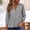 Gray, variant on Womens Eyelet Embroidery Short Sleeve Tops,Trendy Blouses Womens-Plus-Size-Summer-Tops Roll Short Sleeve Casual Blouses Solid Color Blouse Outfits Beach Vacation Clothes