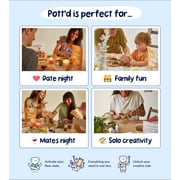 Pottd Home Air Dry Clay Pottery Kit for Adults & Beginners