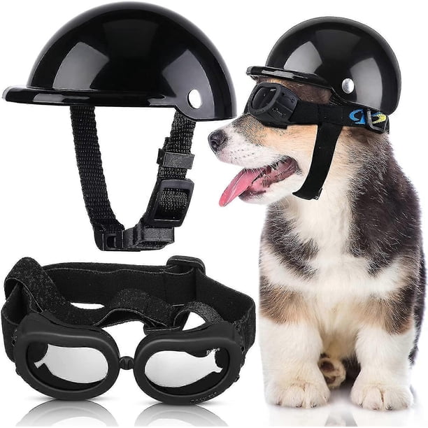 S Dog Goggles Uv Doggy Sunglasses Pet Dog Glasses Cycle Safety Hat With Adjable