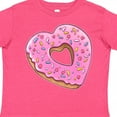 thumbnail image 4 of Inktastic Heart Shaped Donut with Pink Icing and Sprinkles Boys or Girls Toddler T-Shirt, 4 of 5