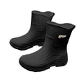thumbnail image 3 of FRSASU Women’s Rain Boots Waterproof Ankle Rain Boots Slip On Non Slip Lightweight Easy Clean Short Rain Booties Black, 3 of 8