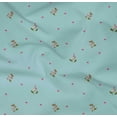 thumbnail image 4 of oneOone Organic Cotton Poplin Twill Fabric Leaves & Flower Floral Fabric Prints by Yard 42 Inch Wide, 4 of 4