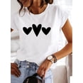 thumbnail image 4 of Love Style Trend Cute 90s Short Sleeve Print T Shirt Clothing Tee Women Graphic T-shirt Summer Clothes Fashion Female Top, 4 of 7