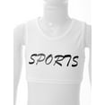thumbnail image 6 of Aislor Kids Girls Sports Crop Tank Top Athletic Racerback Jazz Hip Hop Dance Active Vest Size 6-16 Black 10, 6 of 7
