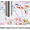 thumbnail image 5 of Outdoor Tablecloth with Umbrella Hole, Spring & Summer Floral Outdoor Tablecloth, Fabric Spill Proof and Waterproof with Zipper Floral Tablecloth for Spring/Summer/Party/Picnic Rectangle 60 x 84 in, 5 of 6