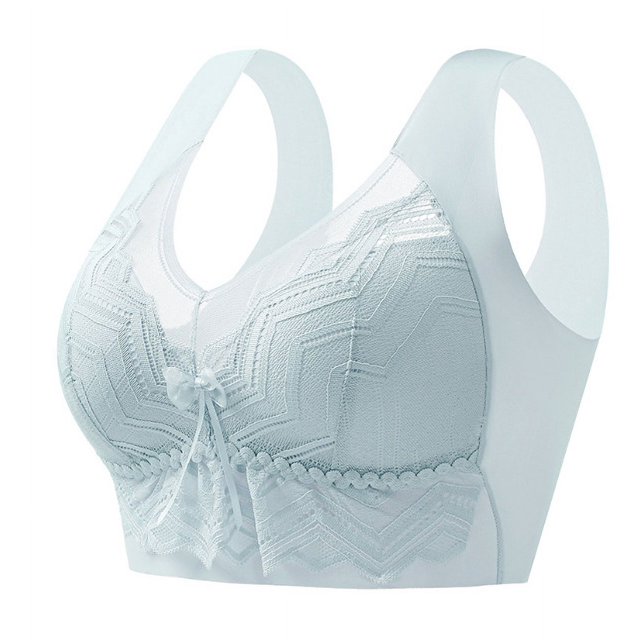 Chaleco de encaje sin costuras para mujer, cinturón con almohadilla para el pecho, ropa interior de talla grande, anti-correr, base ligera, envoltura para el pecho para mujer