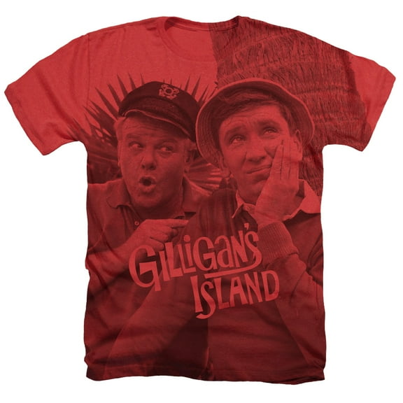 Gilligan's Island Gilligan and The Skipper Adult T-shirt, XL