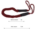 thumbnail image 2 of Dock Rope Boat Mooring Cord 4 to 5.5 Feet Elastic Dock Line Kayak Jet Boat Accessory, Red, Black, Wave, 2 of 9