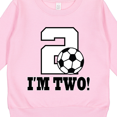 thumbnail image 3 of Inktastic 2nd Birthday Soccer Toddler Sweatshirt, 3 of 4