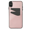 thumbnail image 2 of Allytech Wallet Case for iPhone XS/X - 2 Card Holder - Military Grade Drop Protection - Ultra Slim & Protective - Premium PU Leather Shockproof Phone Case for Women & Men - Rosegold, 2 of 7