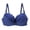 Dark Blue, variant on Nylon Wired Push Up Comfort Daily Wear Bra Lingerie for Women Black 75C