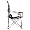 thumbnail image 3 of Alvantor Folding Camping Chair Portable Outdoor Fishing Chair with Carry Bag Padded 600D Oxford Fabric Gray, 3 of 14