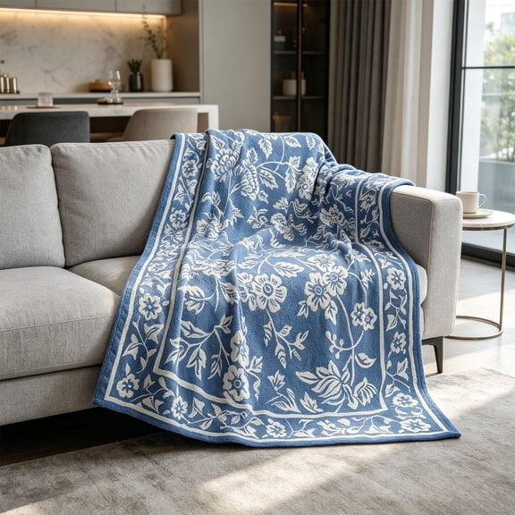 WDOBM Warm Blanket, Plush Blanket, 59.06x39.37 Inch Thick Striped Flannel Sofa Throw Blanket, Thick Blanket, Static Resistant Blanket for Sofa Throw Blanket