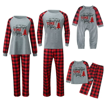 

Christmas Family Pjs Matching Sets Long Sleeve for Women Conjunto de Pijamas Familiares de Navidad A Juego Descanso Con Estampado de Renos Y Alce De Navidad