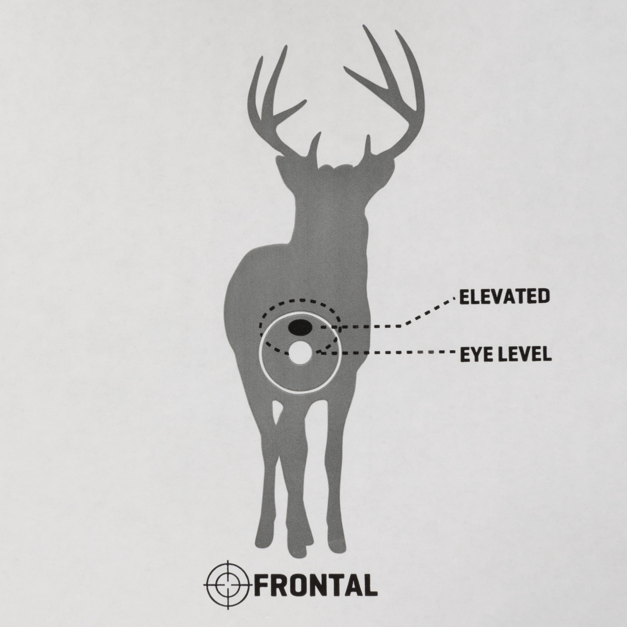 Ez Aim Deer Vitals Corrugated Target, 23 X 35