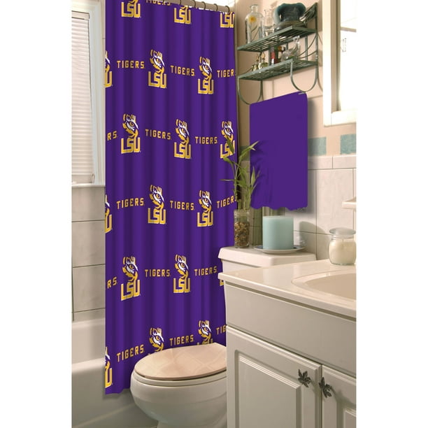 Ncaa Lsu Shower Curtain 1 Each, Los Angeles Lakers Shower Curtain
