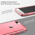 thumbnail image 7 of JETech Glitter Case for iPhone 8 Plus/7 Plus, 5.5-Inch, Bling Sparkle Shockproof Phone Bumper Cover, Cute Sparkly for Women and Girls (Red), 7 of 7