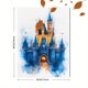 thumbnail image 3 of Qisvanset 12x16 Inch Watercolor Fairy Castle Canvas Wall Art, Whimsical Princess Art Decor for Kids Nursery Room, 3 of 8
