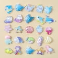 thumbnail image 6 of 100pcs Ocean Animal Blind Bag Mini Figurines for Micro Landscape Craft Assorted Sea Creature Small Resin Display Pieces, 6 of 8