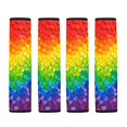 thumbnail image 5 of Chririnla Car Seat Belt Pads Stylish Accessory Polyester, Compatible with, Suitable for Vans, Gradient Coloured Heart, 5 of 8