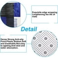 thumbnail image 4 of All Smiles 4-Piece Bathroom Sets Shower Curtain Set with Non-Slip Rug and Toilet Lid Cover,Blue, 4 of 5