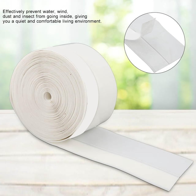 Burlete Autoadhesivo Antipolvo EOTVIA Para Ventana Puerta 45 Mm 5 M Blanco