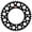 Black, variant on Twinring Heavy Duty Rear Grooved Sprocket, Black - 48 Teeth
