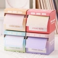 thumbnail image 4 of 4 Pack Full Adhesive Sticky Notes w/Pull-Out Dispensers, Total 1024 Sheets / 1.7 x 2.4 Inch Sticky Note Pads, Self-Adhesive Sticky Notes Roll Gradient Color Post Its Tape for Note Taking, 4 Colors, 4 of 7