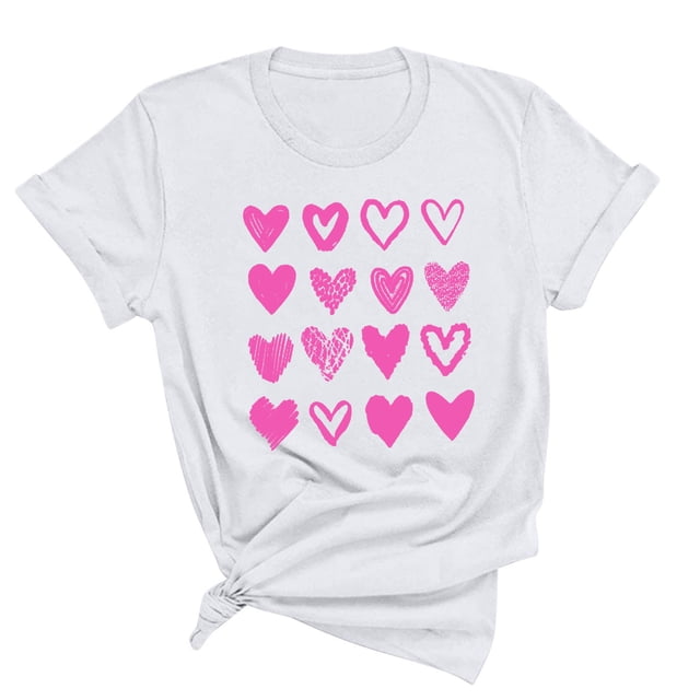 Blusas de Manga Corta para las Mujeres Divertido Impreso Cuello Redondo Tee, Vintage Humor Gráfico Blusas de Primavera para las Mujeres