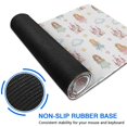 thumbnail image 6 of Long Mouse Pads for Desk,White Princess Castle Pattern Desk Mats on Top Of Desks, Desk Mouse Pad Extra Large with 3mm Non-Slip Base and Stitched Edge for Gaming,Office,Work,Home 47.3"x23.6", 6 of 6
