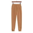 thumbnail image 7 of CIENVNSTG Unisex Hoodies Tracksuit Solid Color Drawstring Sweatsuit Sweatshirt and Sweatpant for Women Men 2 Piece Sets Pullover Sweater Camel M, 7 of 7