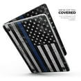 thumbnail image 2 of DesignSkinz Distressed Wood Patriotic American Flag with Thin Blue Line Full-Body Skin Decal Wrap Cover for MacBook Pro 16" M1/M2/M3 (A2485/A2780/A2991), 2 of 9