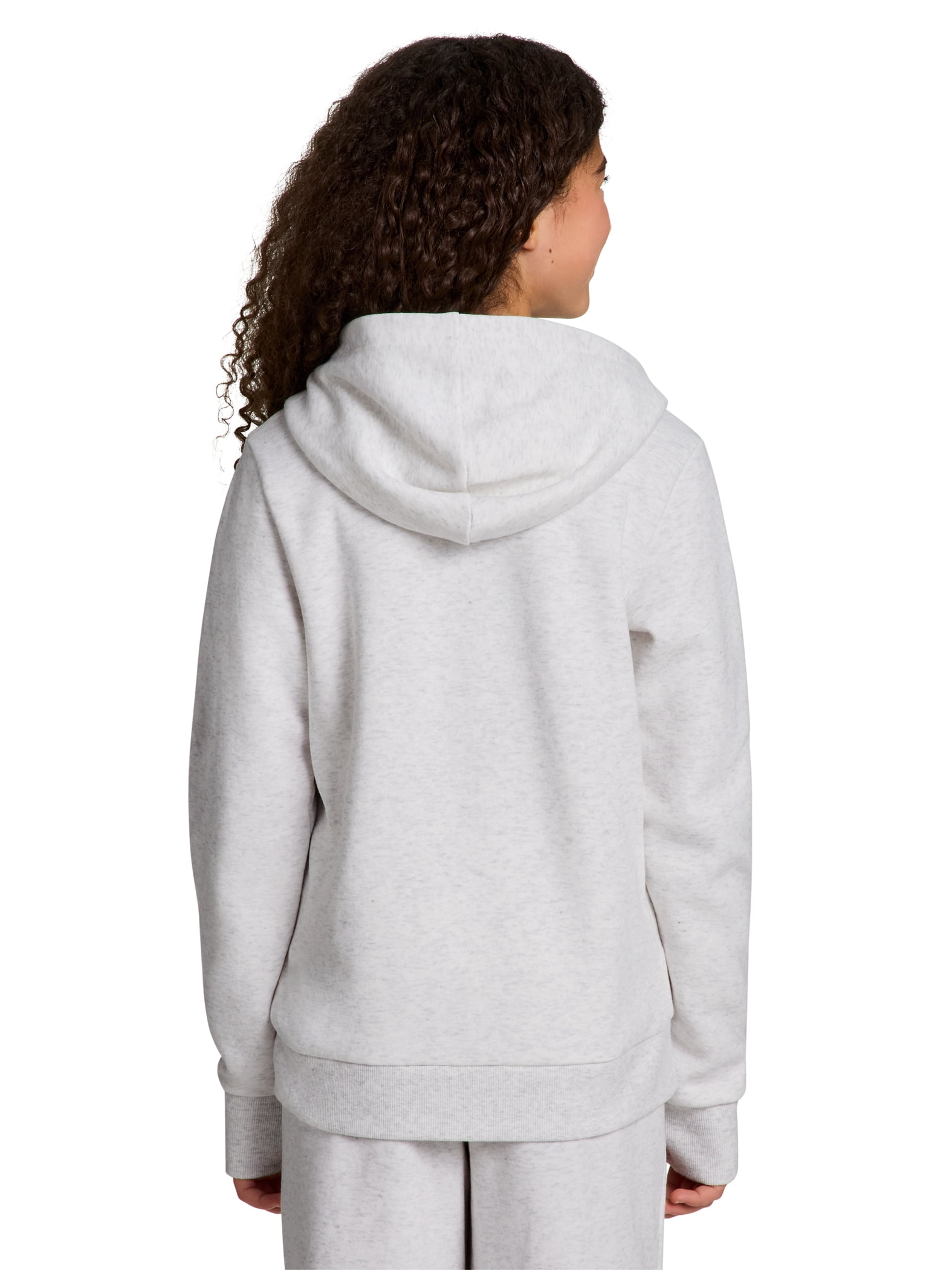 Reebok Girl’s Game Day Fleece Full Zip Hoodie, Sizes 4-18