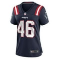 thumbnail image 2 of Women's Nike Tucker Addington Navy New England Patriots Home Game Player Jersey, 2 of 4