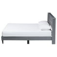 thumbnail image 3 of Baxton Studio Payne Modern Platform Bed, Queen, Grey, 3 of 9