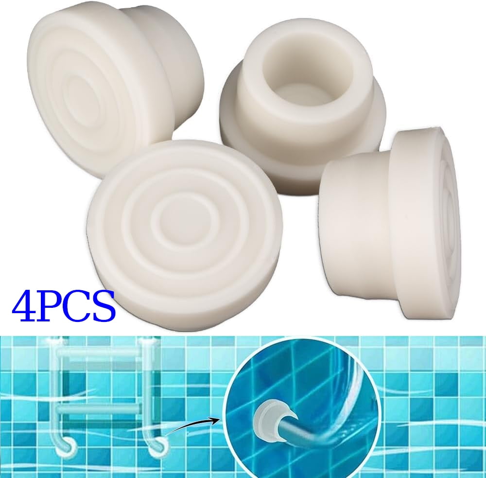 Pool Ladder Bumpers for Inground Pool 4 Packs Steps Inside Plug Caps