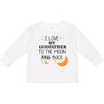 thumbnail image 3 of Inktastic I Love My Godfather to the Moon and Back Boys or Girls Long Sleeve Toddler T-Shirt, 3 of 5